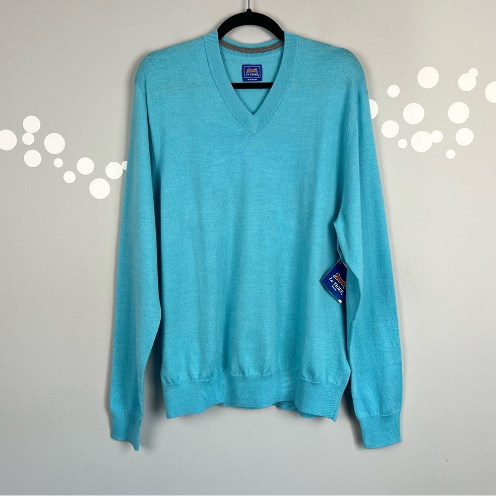Le Tigre Washable Wool Sweater Size L NWT